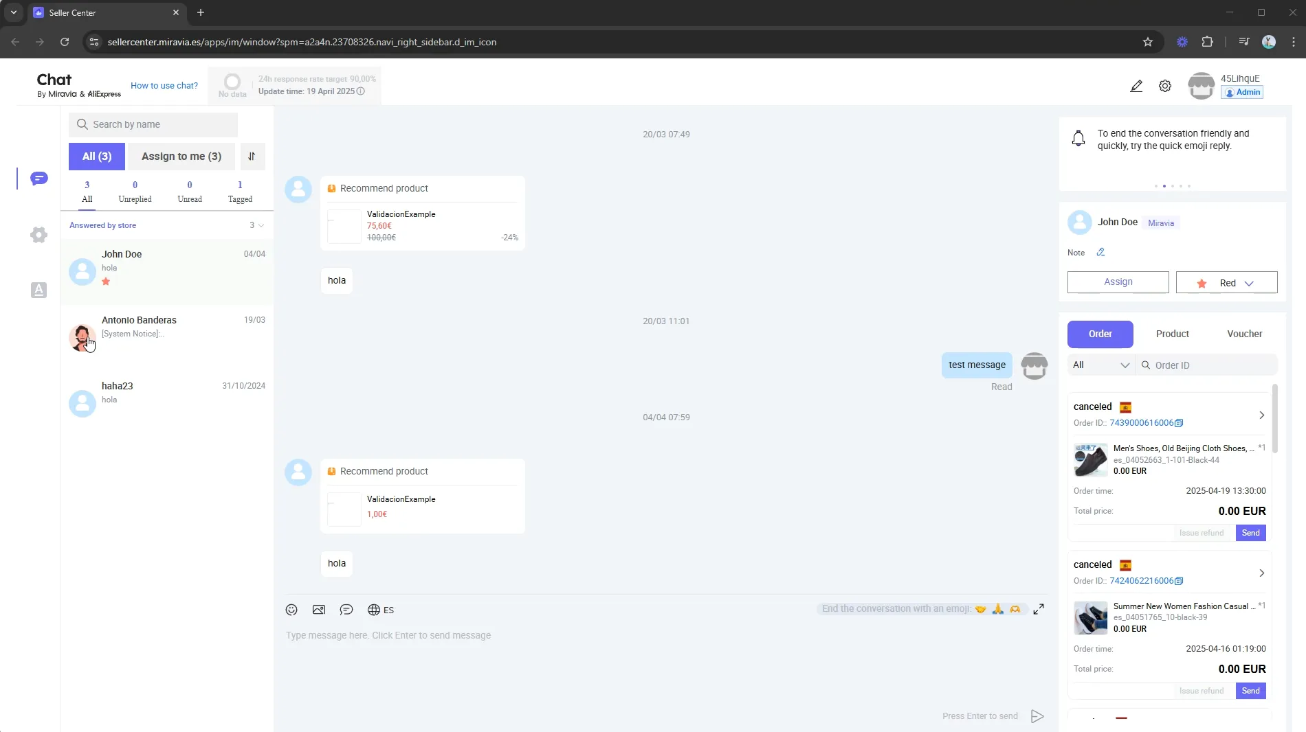 Miravia marketplace integration with helpdesk via Juble.io