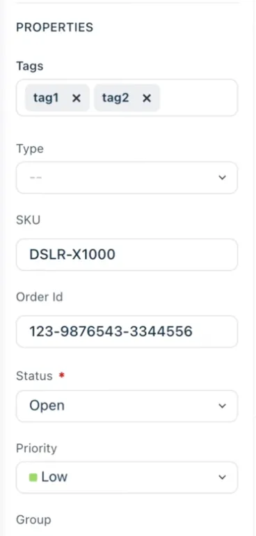 Freshdesk custom fields and tags populated from marketplace data by Juble.io