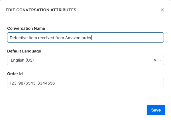 Kustomer custom attributes populated with marketplace order data by Juble.io